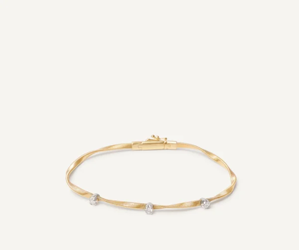 Marco Bicego Marrakech Three Diamond bracelet - Image 3