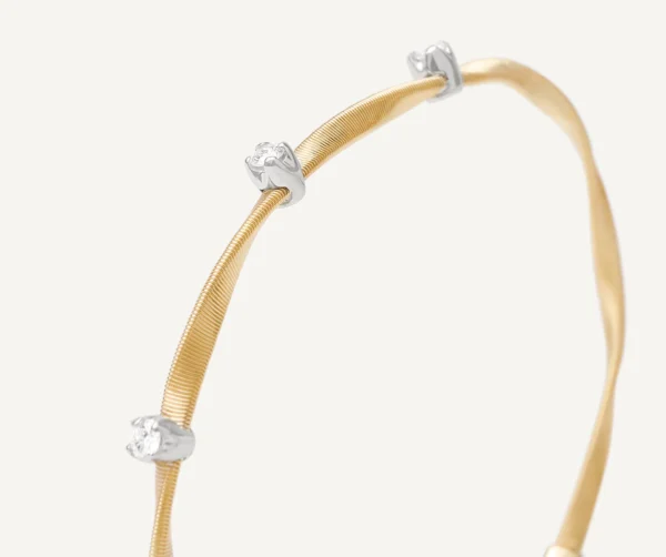 Marco Bicego Marrakech Three Diamond bracelet - Image 4
