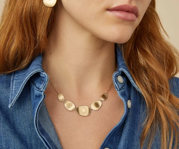 Marco Bicego Lunaria yellow gold necklace - Image 2