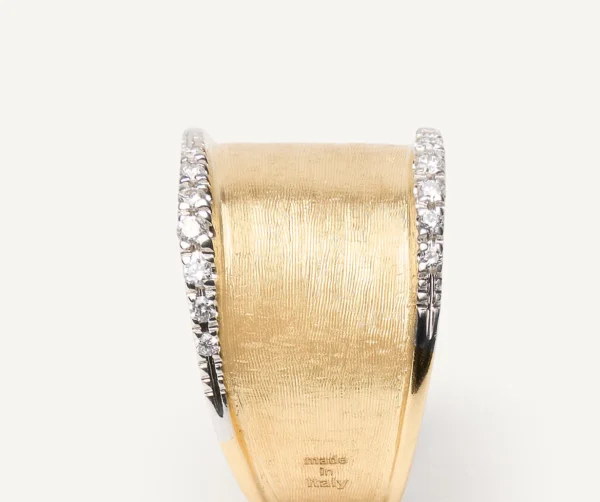Marco Bicego Lunaria ring with diamonds - Image 3