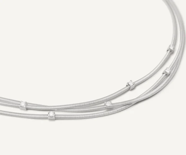 Marco Bicego Goa white gold diamond Necklace - Image 3