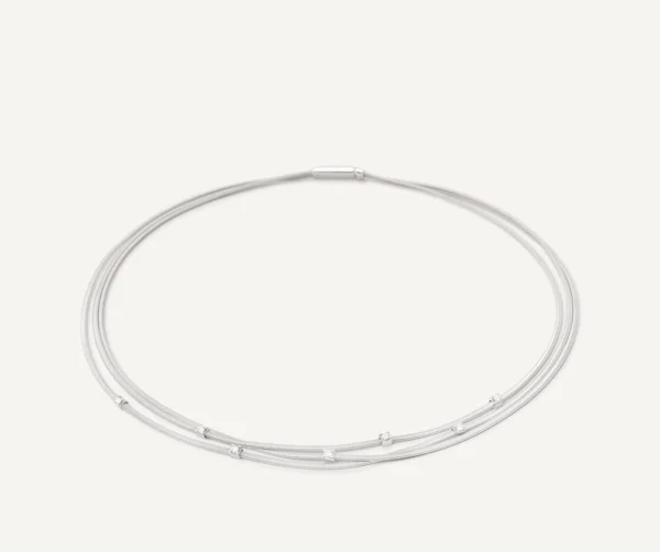 Marco Bicego Goa white gold diamond Necklace - Image 4