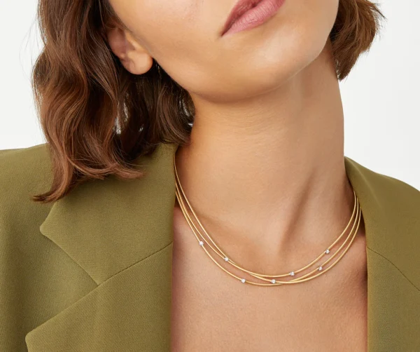 Marco Bicego Goa white gold diamond Necklace - Image 2