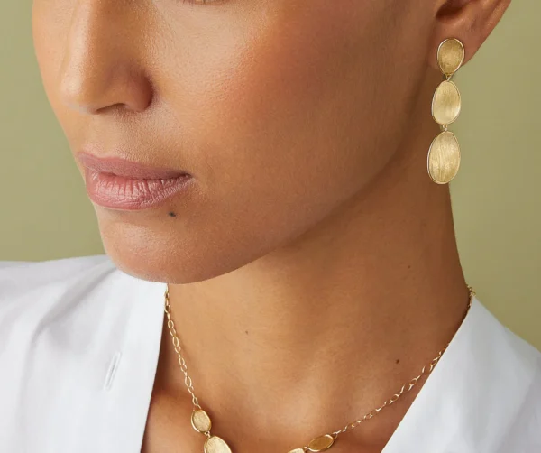 Marco Bicego Lunaria Triple gold Earrings - Image 2