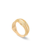 Marrakech yellow gold coil ring