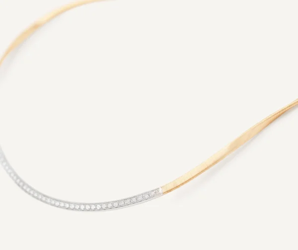 Marrakech yellow gold diamond necklace - Image 3