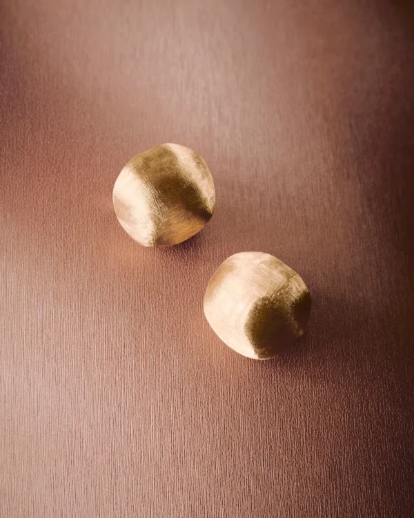 Africa Gold stud earrings - Image 4