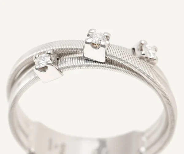 Goa white Gold Diamond ring - Image 2