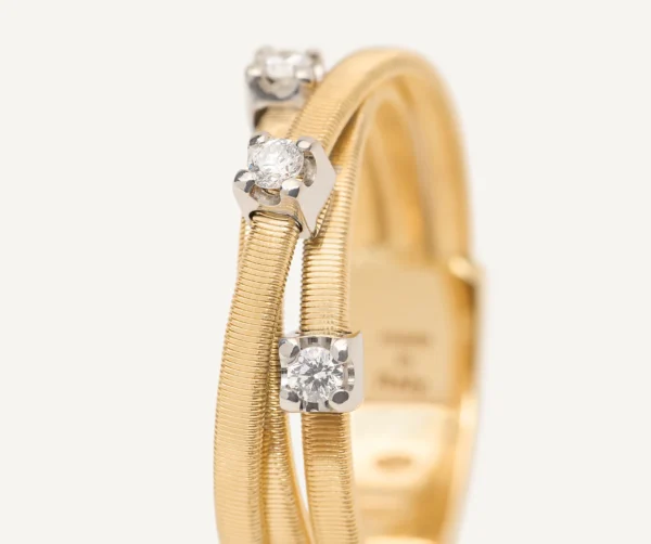 Goa yellow Gold Diamond ring - Image 3