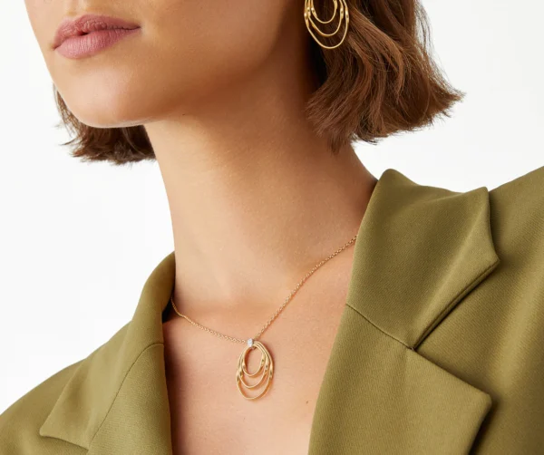 Marrakech Diamond pendant Necklace - Image 2
