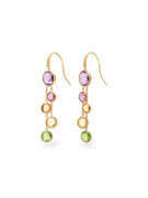 Jaipur Gold earrings with Gemstones