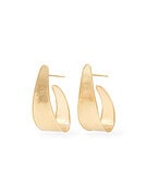 Lunaria Gold hoop earrings