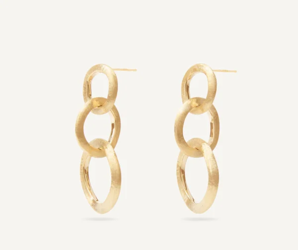 Jaipur Gold chandelier earrings - Image 4