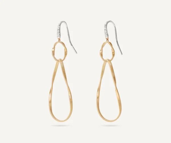 Marrakech Oval earrings with Diamonds - Image 3