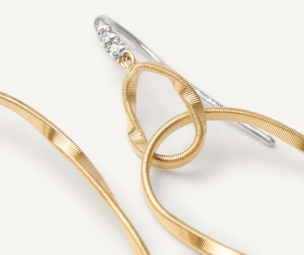 Marrakech Oval earrings with Diamonds - Image 4
