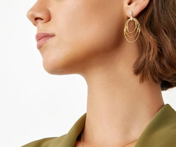 Marrakech Chandelier Diamond earrings - Image 2