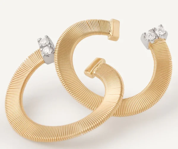 Masai Diamond hoop earrings - Image 3